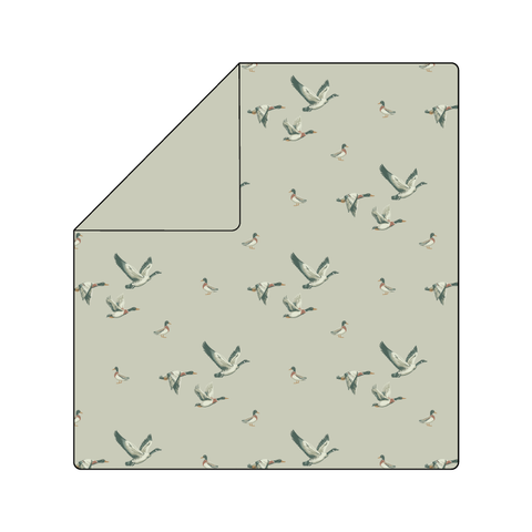 Duck Duck Goose Bamboo Muslin 4-Layer Quilt