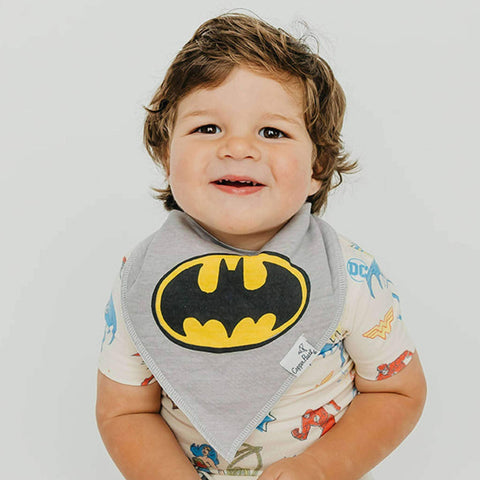 4 Pack Baby Bandana Bibs - Justice League