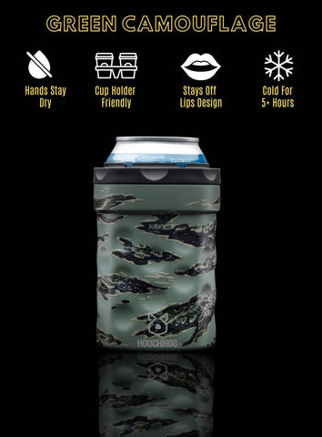 The Shorty Can Cooler [Green Camouflage]