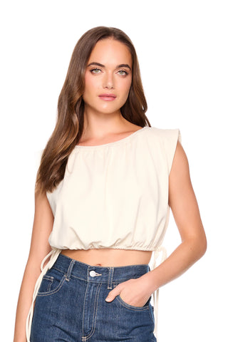 Susana Monaco | Gathered Side Tie Top