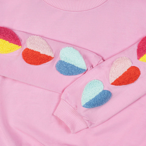 Two Tone Hearts Sweatsuit