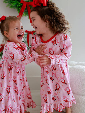 Girls' Christmas Nightgown | Jolly Ribbons