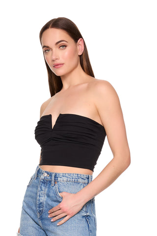 Susana Monaco | V Wire Pleated Crop Tube