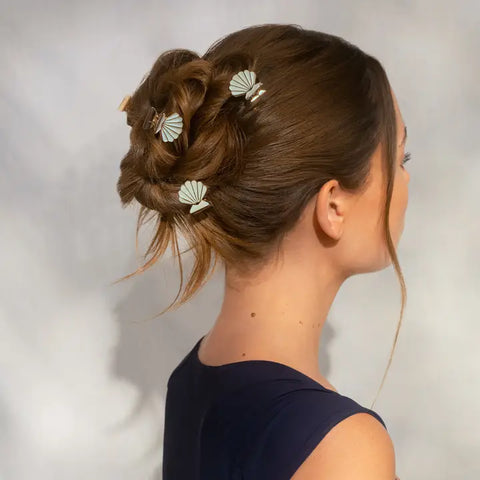 Metal Clam Shell Hair Clips