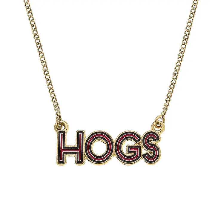 Arkansas Razorback Hog Necklace