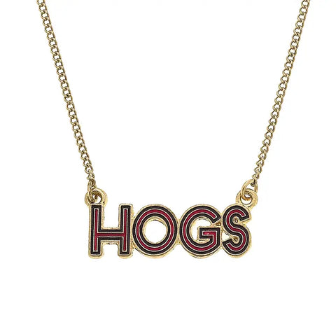 Arkansas Razorback Hog Necklace