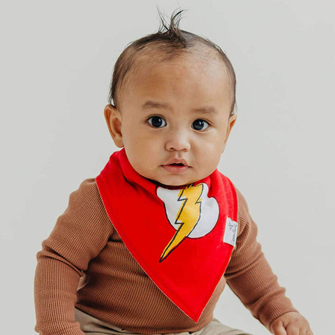 4 Pack Baby Bandana Bibs - Justice League
