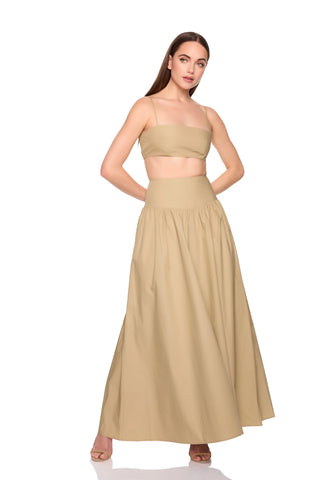 Susana Monaco | Poplin Drop Waist Skirt