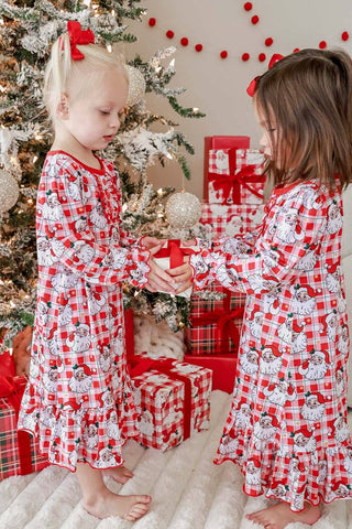 Girls' Christmas Nightgown | Cozy Claus