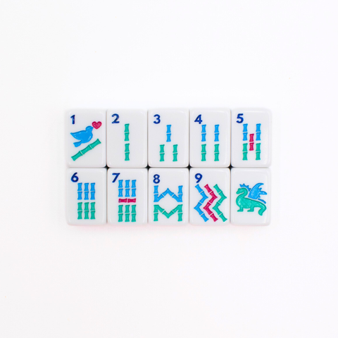 Mini Travel Mahjong | Mini Anywhere Series | White