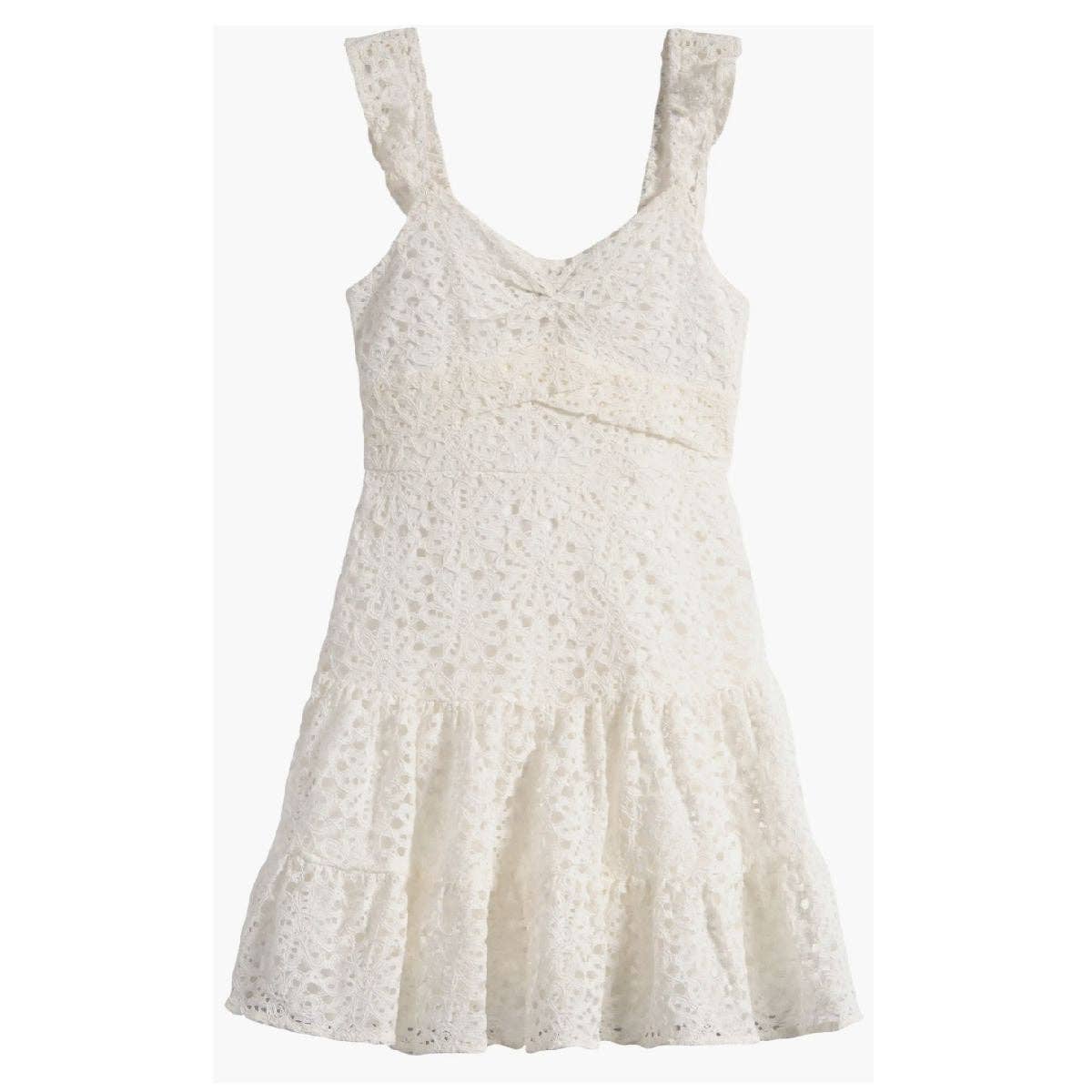 Tween Tiered Ruffle Cotton Blend Dress