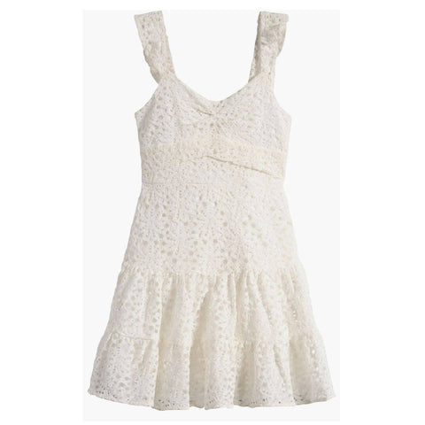 Tween Tiered Ruffle Cotton Blend Dress