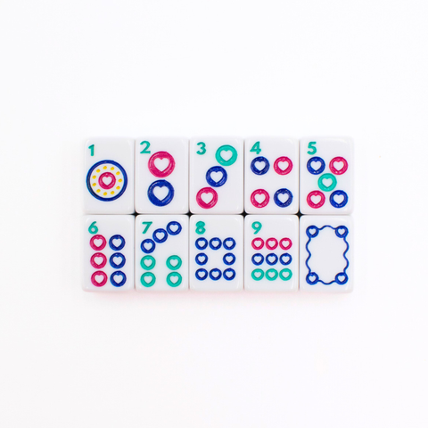 Mini Travel Mahjong | Mini Anywhere Series | White