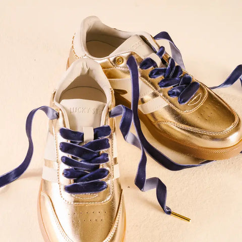 Velvet Blue Shoelaces
