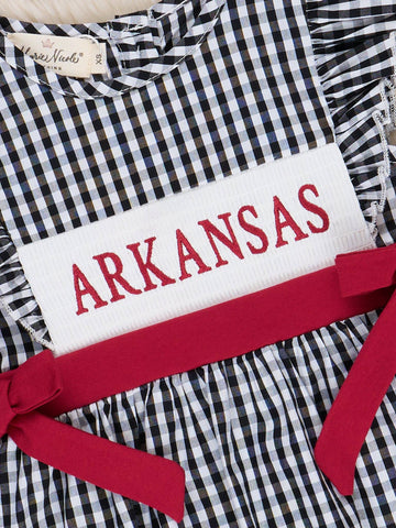 Arkansas Smocked Gingham Dress