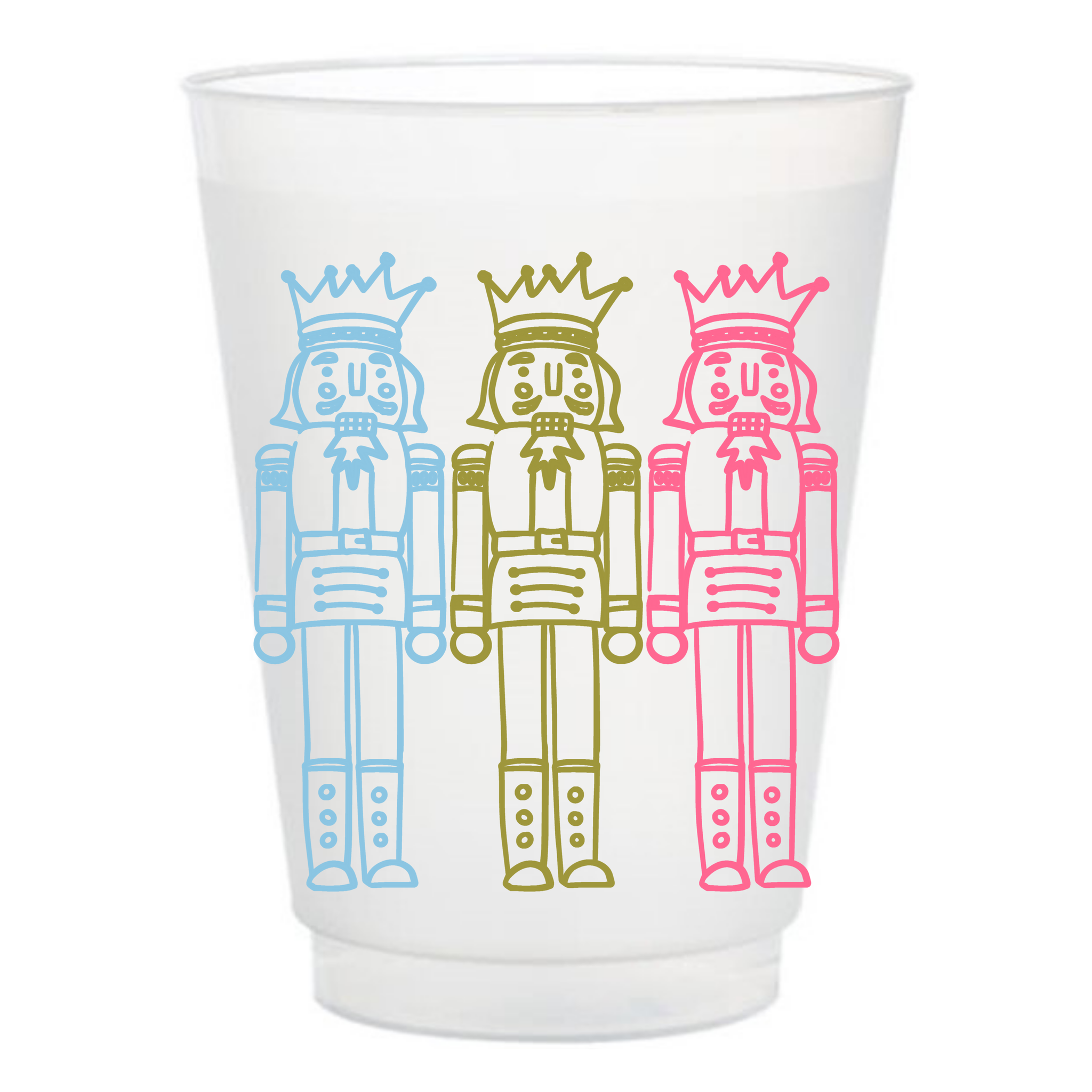 Nutcrackers Frosted Cup