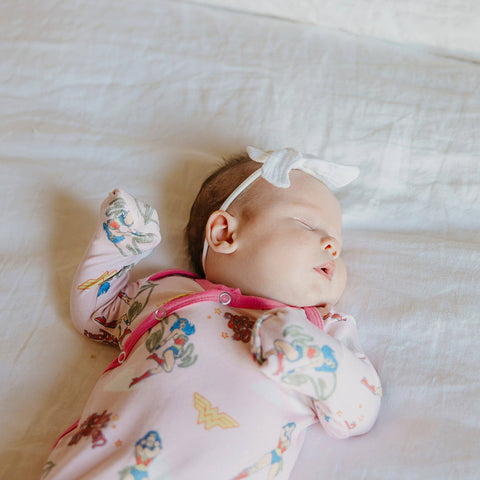 Newborn Knotted Gown - Wonder Woman