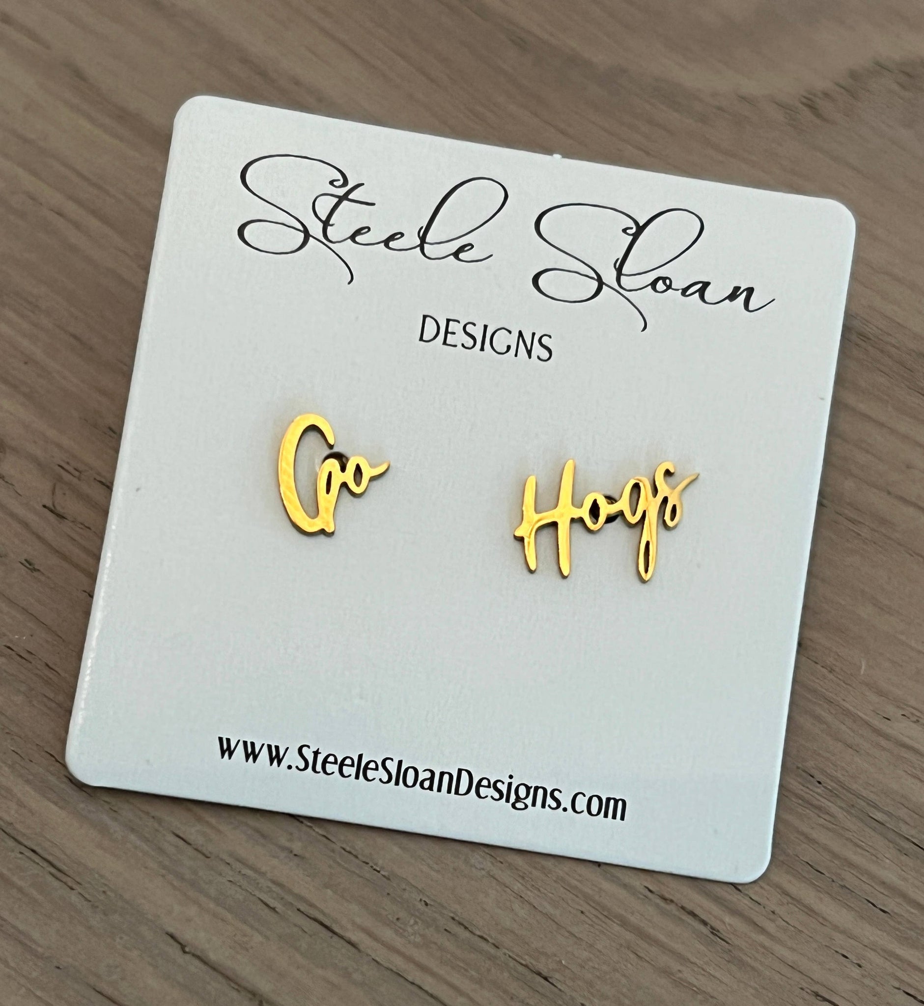 Go Hogs! Game Day Earrings