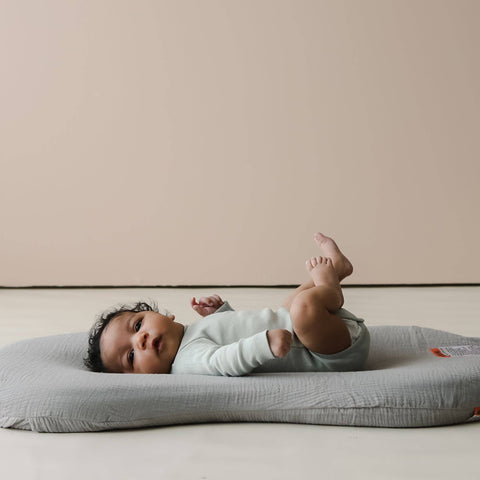 Lounger Curve Muslin Cover | Stone