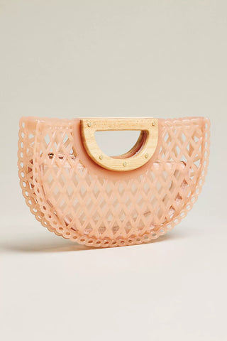 Dolce Vita | Solandra Blush Jelly Clutch