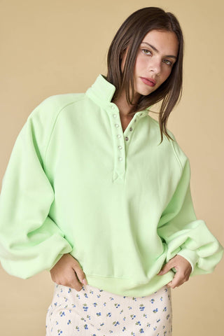 PT16060 - Piper Snap Button Collared Sweater