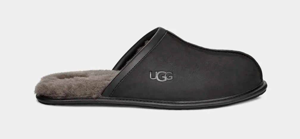 *UGG Men's Leather Scuff Slipper