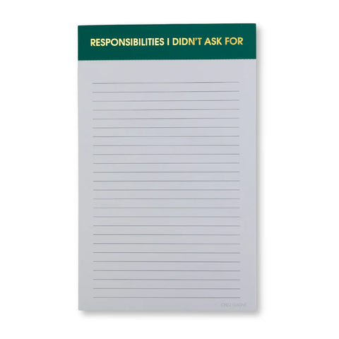 Responsibilities I Didn't Ask For Note