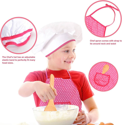 Kids Cooking & Baking Chef Dress Up Toy Set
