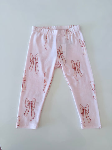Chaser | Allover Bows Pant Girls Classic Leggings