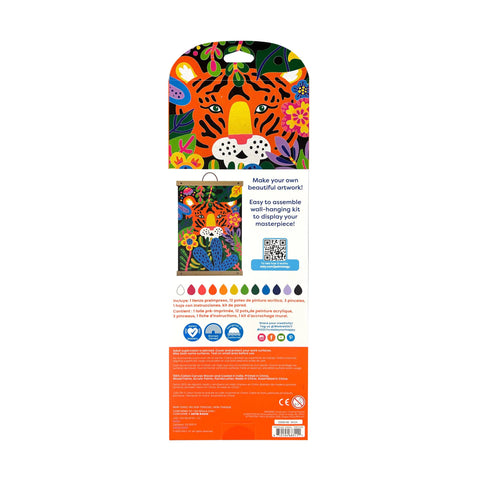 Paintology Paint By Number Canvas Kit in Tiger Eyes