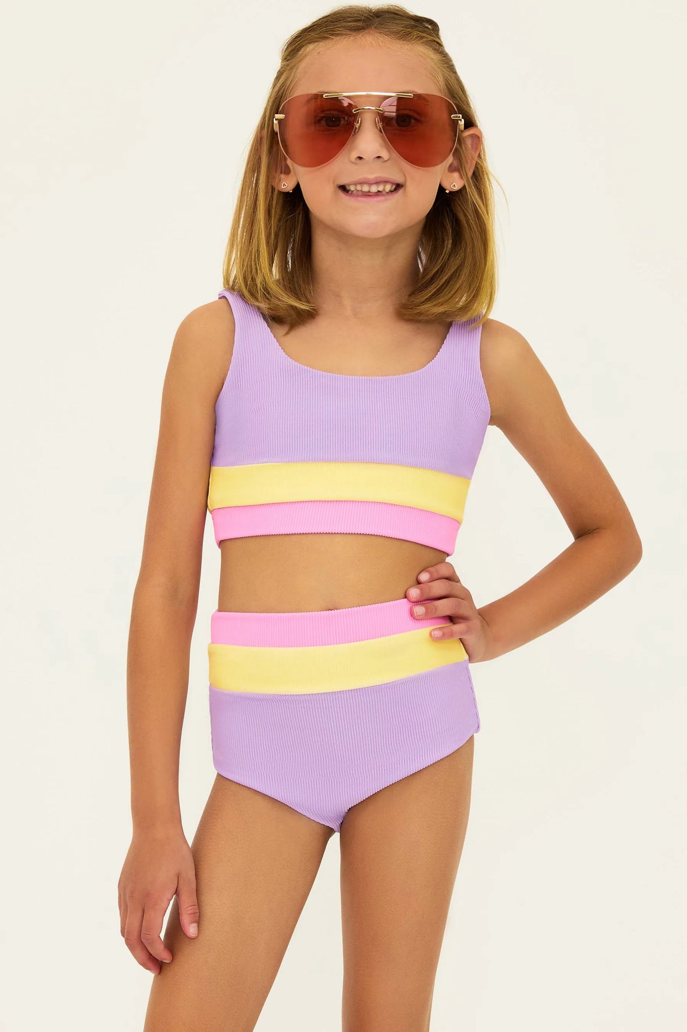 Beach Riot | Lil Mackenzie Heidi 2 pc | Colorblock