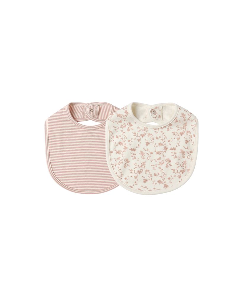 Quincy Mae | Jersey Snap Bib 2 Pack