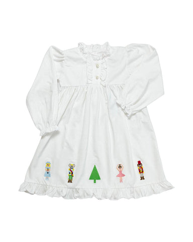 SB | Nutcracker Embroidered Knit Dress