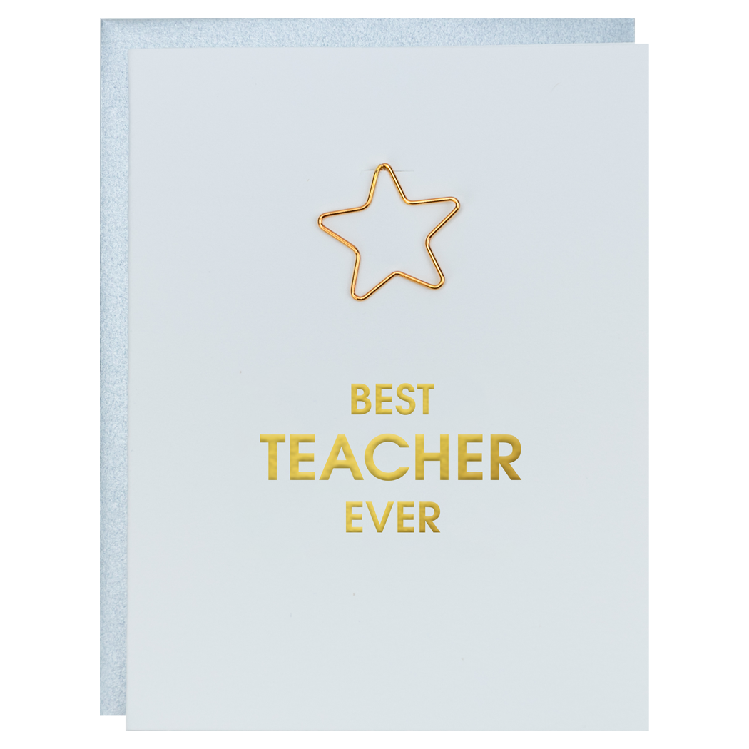 Best Teacher Ever Greeting Card