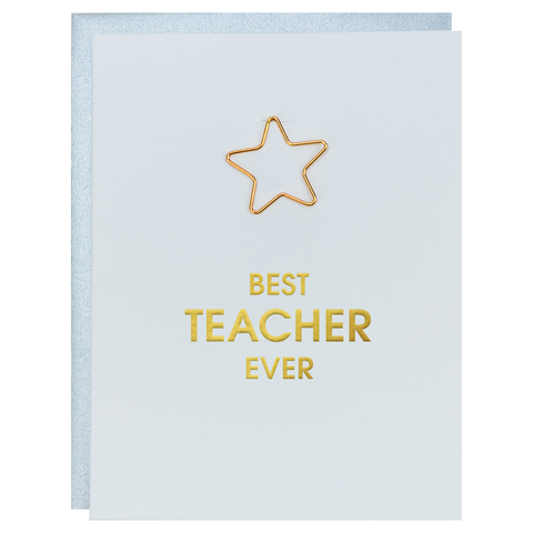 Best Teacher Ever Greeting Card