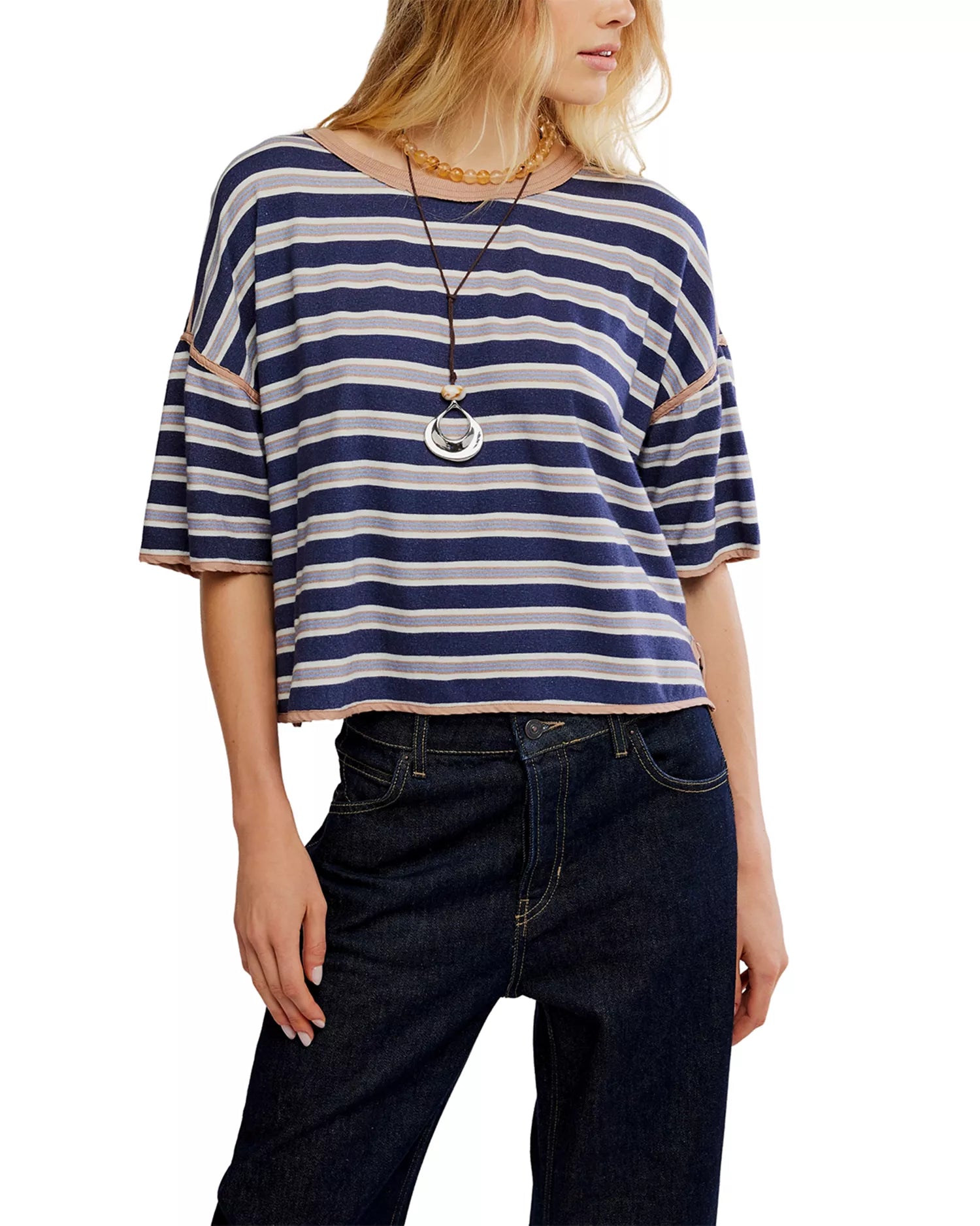 Free People | Clean Rugby Tee