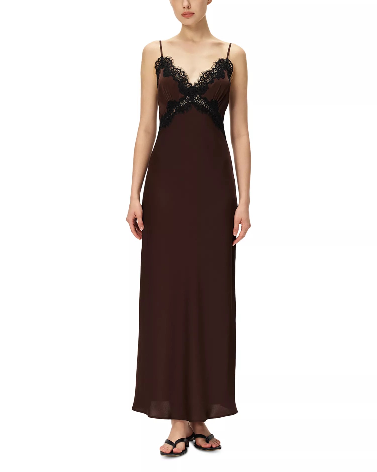 Elodie | Evy Satin Slip Dress