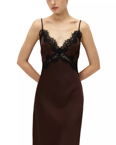 Elodie | Evy Satin Slip Dress