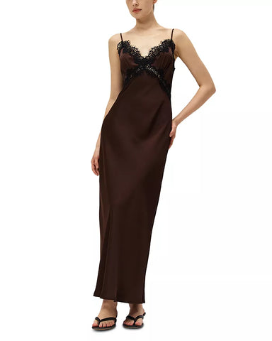 Elodie | Evy Satin Slip Dress