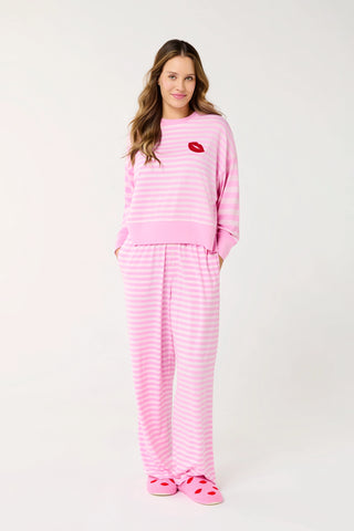 Shiraleah | Stripe Ultra Soft Pajama Set