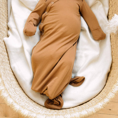 Copper Pearl | Newborn Knotted Gown