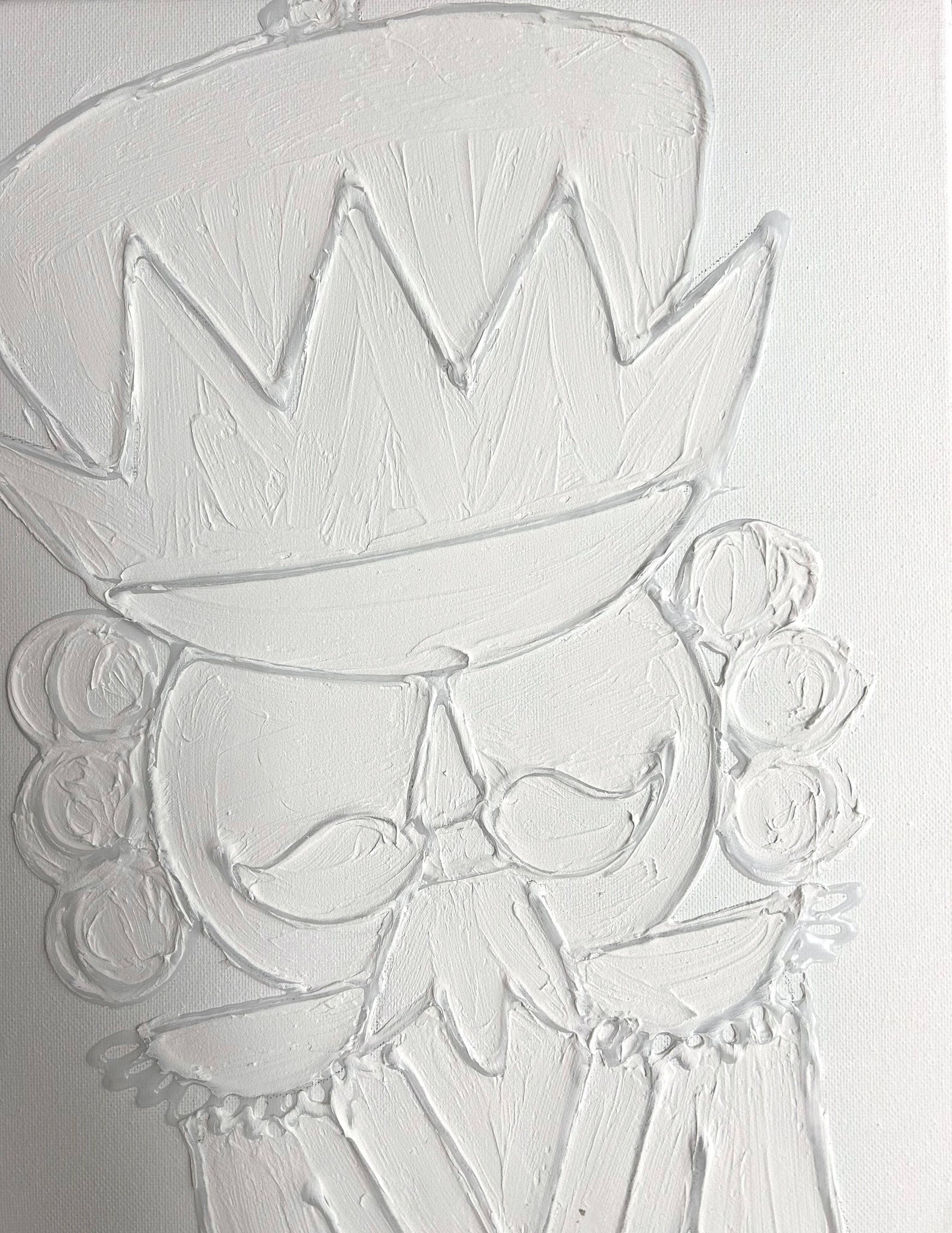 Paint Your Own Canvas Nutcracker  |  Christmas Holiday