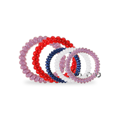 Spiral Hair Coils | Mixed Pack | Star Spangled Hair Ties