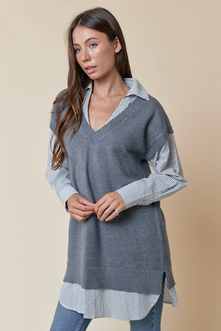 * Sweater Vest/Shirt Dress