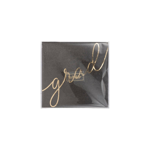 GRD1039 - Script Grad Paper Cocktail Napkin