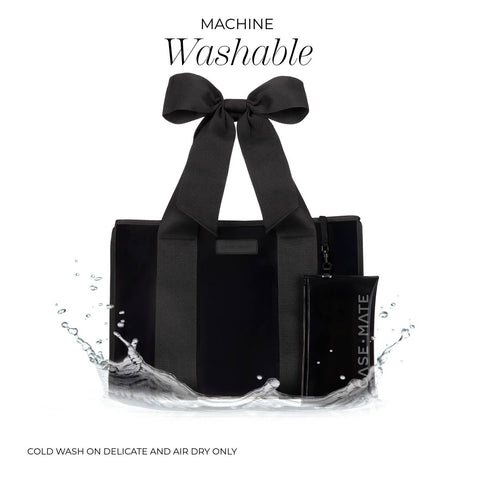 Case-Mate | Midnight Black Bow Jelly Tote Bag