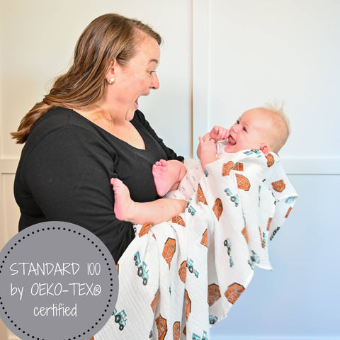 *How We Roll Baby Swaddle Blanket