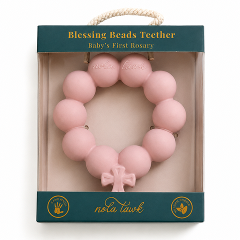 Pink Blessing Beads Teether