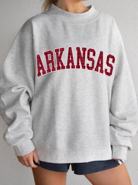 Charlie Southern | Plaid Arkansas Mock Neck Pullover