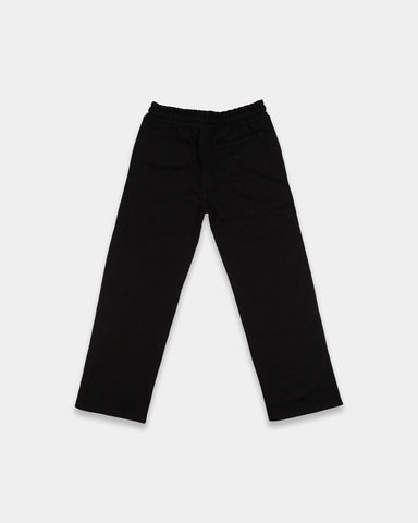 Youth Flag Man Straight Leg Sweatpants - Black